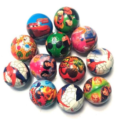 مجموعة 12 كرة إسفنجية صغيرة – ملونة وممتعة