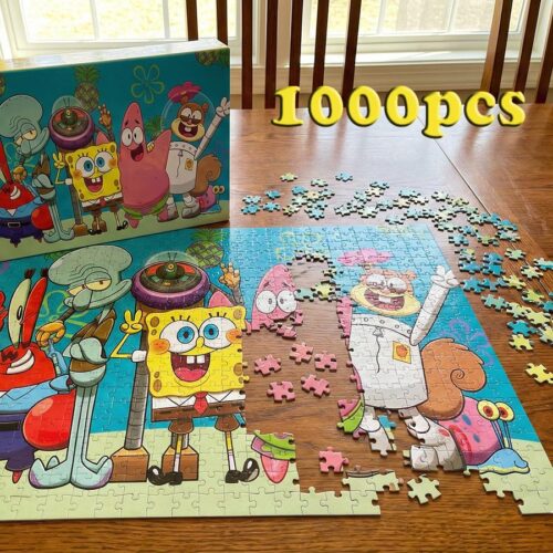 لغز سبونج بوب – 1000 قطعة (50 سم × 75 سم)
