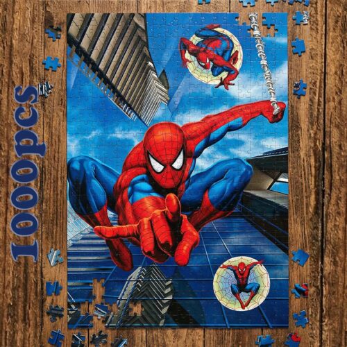 أحجية سبايدرمان 1000 قطعة – 50 × 75 سم – مادة كرتون عالية الجودة